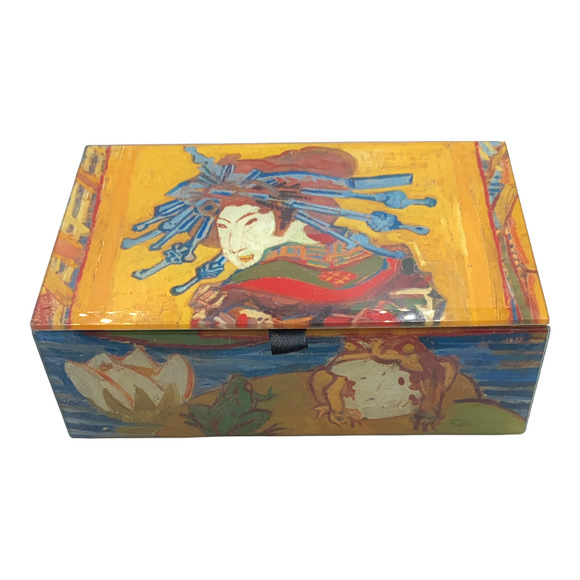 Value Arts Other - The Courtesan Glass Keepsake Box By Vincent Van Gogh 5.75"L